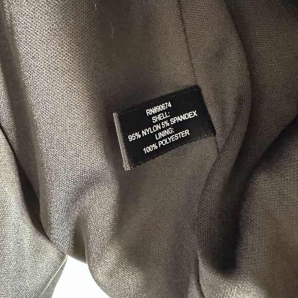Boston Proper Beyond Travel Classic Boyfriend Blazer Womens 14 Black One Button - Picture 6 of 10